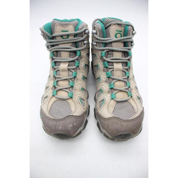 Oboz Sawtooth II Mid Womens Size 7.5 Leather Waterproof Hiking Trail Boots Brown - Picture 2 of 11